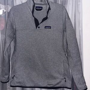 Patagonia Gray Fleece Pullover